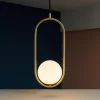 Lampade A Sospensione-Selezionato da Mazzolaluce Lampada sospensione da comodino oro stile contemporaneo