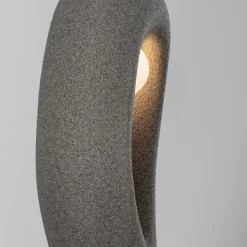 Lampade A Sospensione-Selezionato da Mazzolaluce Lampada sospensione in resina wabi sabi design japandi grigio