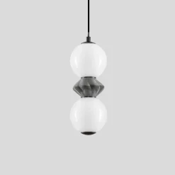 Lampade A Sospensione-Selezionato da Mazzolaluce Lampada sospensione led 3000k vetro ceramica