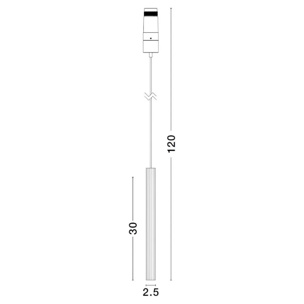 Lampade A Sospensione-Selezionato da Mazzolaluce Lampada sospensione led 5w 3000k spoty da incasso cilindro nero