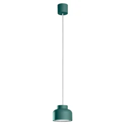 Lampade A Sospensione-Vivida International Lampada sospensione moderna vivida bottone petrolio