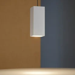 Lampade A Sospensione-Top Light Lampada sospensione quadrata bianca