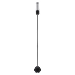 Lampade A Sospensione-Selezionato da Mazzolaluce Lampada sospensione spoty led sfera nera da incasso per controsoffitto