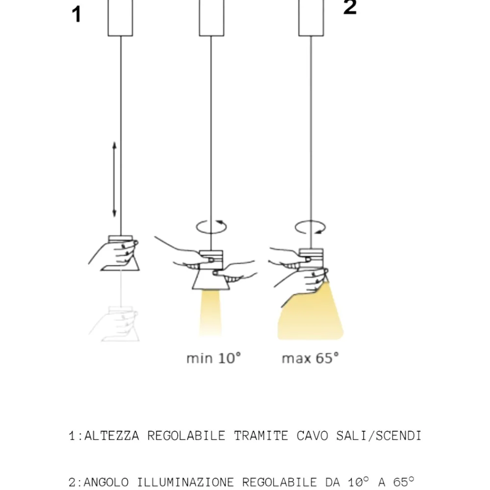 Lampade A Sospensione-Vivida International Lampada sospensione vivida cloche grigio led 6w 3000k