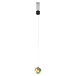 Lampade A Sospensione-Selezionato da Mazzolaluce Lampada spoty a sospensione sfera oro led incasso per controsoffitto