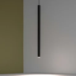 Lampade A Sospensione-Ideal Lux Lampada ultrathin sp led 3000k d040 round dali-push nero