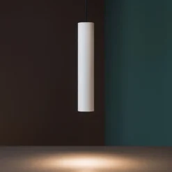 Lampade A Sospensione-Top Light Lampade a sospensione bianca da bar h53 cilindro