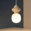 Lampade A Sospensione-Selezionato da Mazzolaluce Lampade a sospensione design di ceramica giallo pastello