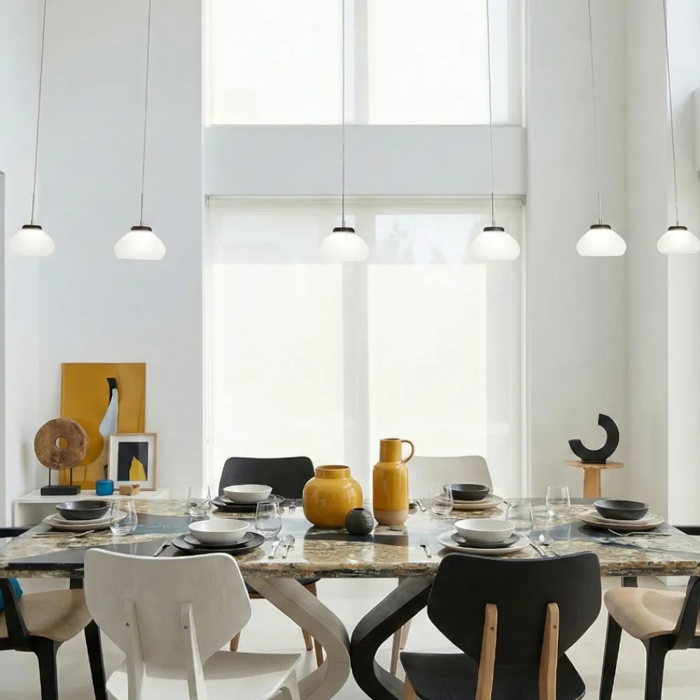 Lampadari Moderni-Fabas Luce Lampade a sospensione per soggiorno moderno arabelle bianco