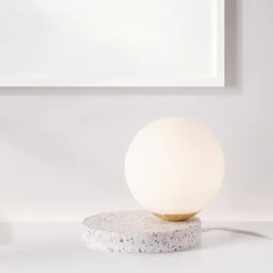 Abat Jour-Selezionato da Mazzolaluce Lampade da comodino marmo grigio