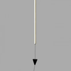 Lampade Da Terra-Selezionato da Mazzolaluce Lampade da terra moderne led 3000k nera sospesa dimmerabile