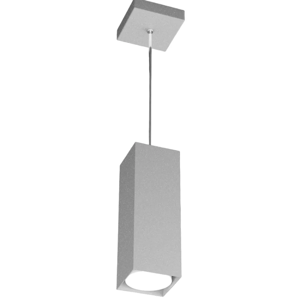 Lampade A Sospensione-Top Light Lampade sospensione grigio squadrato toplight plate