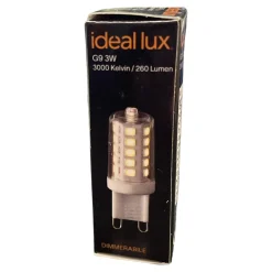 Lampadine Led-Ideal Lux Lampadina g9 led dimmerabile 3w 3000k 260lm 260lm