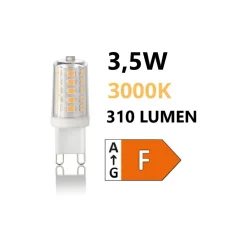 Lampadine Led-Ideal Lux Lampadina g9 led 3,5w 3000k 310 lumen
