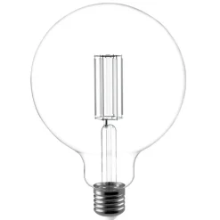 Lampadine Led-Life Electronics Lampadina led globo g125 e27 trasparente 11w 3000k 1521 lumen