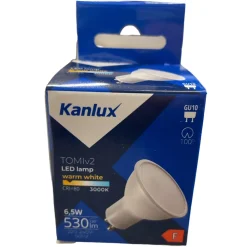 Lampadine Led-Top Light Lampadina led gu10 6,5w 3000k 530lm ottica 100 kanlux