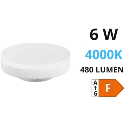 Lampadine Led-Top Light Lampadina led gx53 6w 4000k 480lm ottica 120