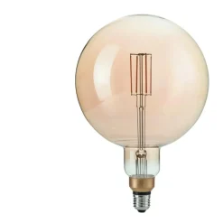 Lampadine Led-Ideal Lux Lampadina led 4w 2200k 480lm filamento vetro ambra