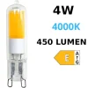 Lampadine Led-Top Light Lampadina g9 cob led 4w 4000k 450 lumen