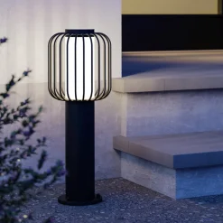 Lampioni Da Giardino-Selezionato da Mazzolaluce Lampioncine da giardino basso ip54 h45 cm nero e27
