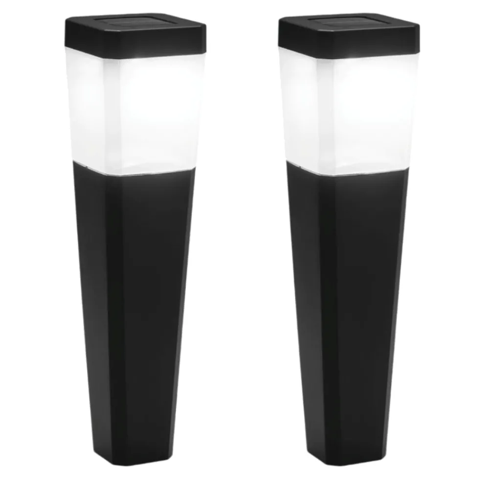 Lampioni Da Giardino-Selezionato da Mazzolaluce Lampioncini da giardino con pannello solare n2 pezzi led 6000k ip44