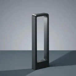 Lampioni Da Giardino-Selezionato da Mazzolaluce Lampioncino antracite da giardino moderno led 3000k ip54 anti corrosione