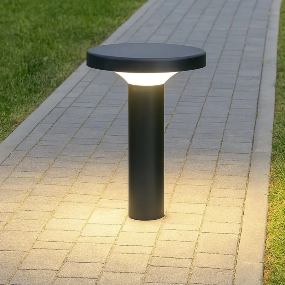 Lampioni Da Giardino-Linea Light Lampioncino basso da giardino nero ip65 bond led
