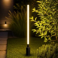 Lampioni Da Giardino-Selezionato da Mazzolaluce Lampioncino con picchetto luce da esterno prato giardino led 6w 3000k