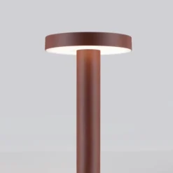 Lampioni Da Giardino-Selezionato da Mazzolaluce Lampioncino corten moderno led 5w 3000k da giardino