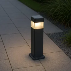 Lampioni Da Giardino-Top Light Lampioncino da esterno lodi nero anti corrosione ip55