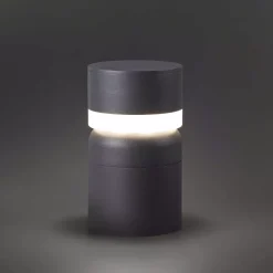 Lampioni Da Giardino-Selezionato da Mazzolaluce Lampioncino da esterno moderno led 6w 3000k antracite