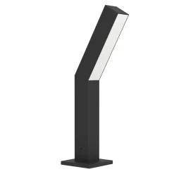Lampioni Da Giardino-Selezionato da Mazzolaluce Lampioncino da esterno moderno ip44 nero led 3000k h36 cm