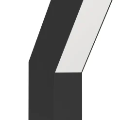 Lampioni Da Giardino-Selezionato da Mazzolaluce Lampioncino da esterno moderno ip44 nero led 3000k h36 cm