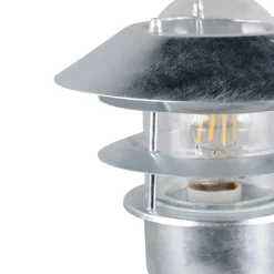 Lampioni Da Giardino-Selezionato da Mazzolaluce Lampioncino da giardino anti corrosione salsedine ip44 acciaio zincato