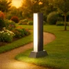 Lampioni Da Giardino-Selezionato da Mazzolaluce Lampioncino da giardino antracite moderno led 11w 3000k ip44