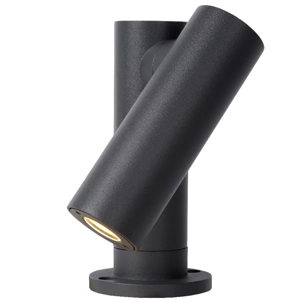 Lampioni Da Giardino-Selezionato da Mazzolaluce Lampioncino da giardino con spot orientabile antracite led 5w 3000k