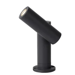 Lampioni Da Giardino-Selezionato da Mazzolaluce Lampioncino da giardino con spot orientabile antracite led 5w 3000k