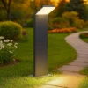 Lampioni Da Giardino-Selezionato da Mazzolaluce Lampioncino da giardino moderno antracite led 8w 3000k ip54