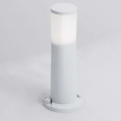 Lampioni Da Giardino-Top Light Lampioncino da giardino moderno cilindro bianco 40cm loano