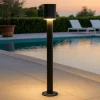 Lampioni Da Giardino-Selezionato da Mazzolaluce Lampioncino da giardino nero led 6w 3000k design moderno