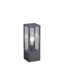 Lampioni Da Giardino-Selezionato da Mazzolaluce Lampioncino da giardino squadrato antracite
