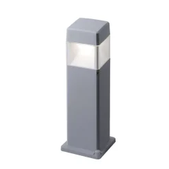 Lampioni Da Giardino-Top Light Lampioncino grigio da giardino moderno anti corrosione ip55