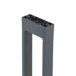 Lampioni Da Giardino-Selezionato da Mazzolaluce Lampioncino led 10w 3000k design moderno grigio antracite per esterno giardino
