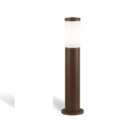 Lampioni Da Giardino-Selezionato da Mazzolaluce Lampioncino moderno da giardino marrone corten 50cm ip65