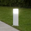 Lampioni Da Giardino-Selezionato da Mazzolaluce Lampioncino moderno da giardino bianco quadrato