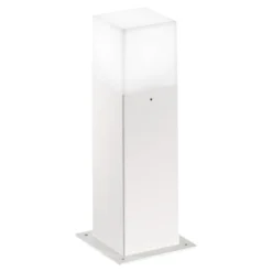 Lampioni Da Giardino-Selezionato da Mazzolaluce Lampioncino moderno da giardino bianco quadrato