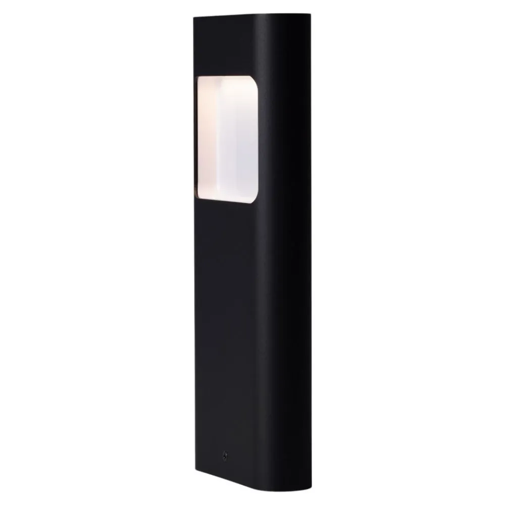 Lampioni Da Giardino-Selezionato da Mazzolaluce Lampioncino moderno nero da giardino led 4w 3000k