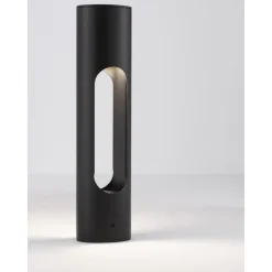 Lampioni Da Giardino-Selezionato da Mazzolaluce Lampioncino moderno nero led 10w 3000k per giardino