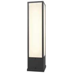 Lampioni Da Giardino-Selezionato da Mazzolaluce Lampioncino moderno per giardino antracite led 3000k anti corrosione
