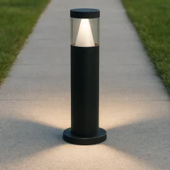 Lampioni Da Giardino-Selezionato da Mazzolaluce Lampioncino moderno tubolare led 8w 3000k da giardino
